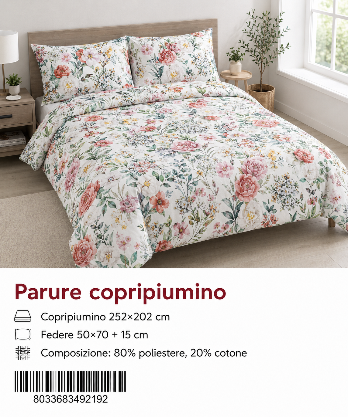 Parure Copripiumino Uh 148