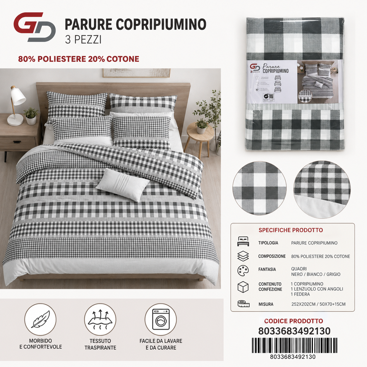 Parure Copripiumino Sl-920E
