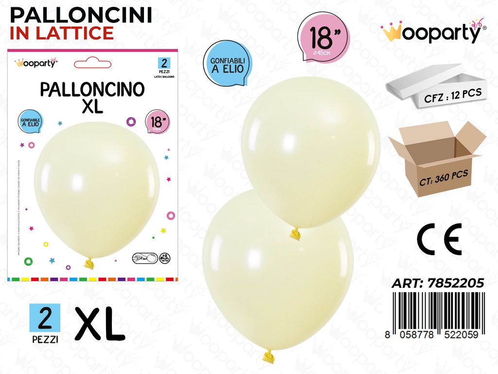 Wooparty Palloncini Lattice Xl 2PCS 45CM