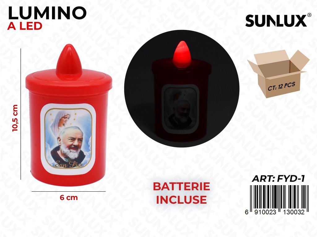 Lumino Elettrico a Led 6*10.5CM