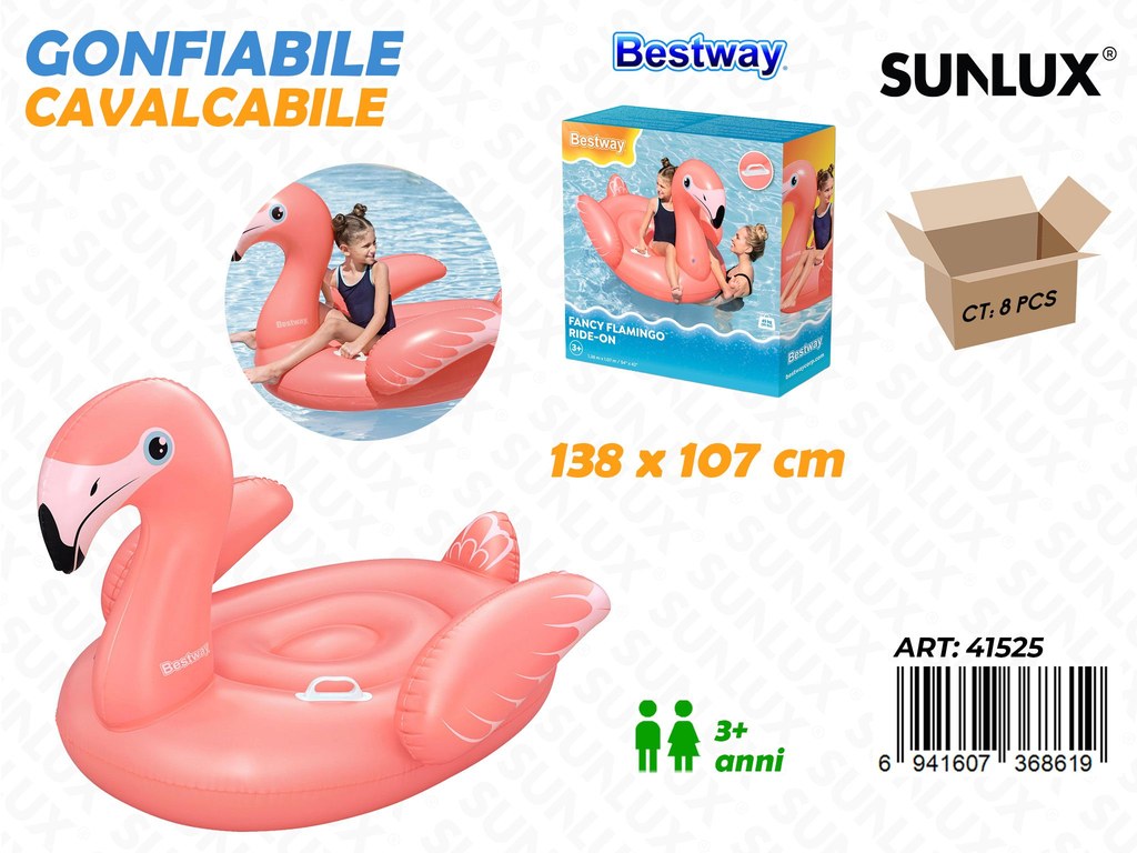 Gonfiabile Cavalcabile 138*107CM