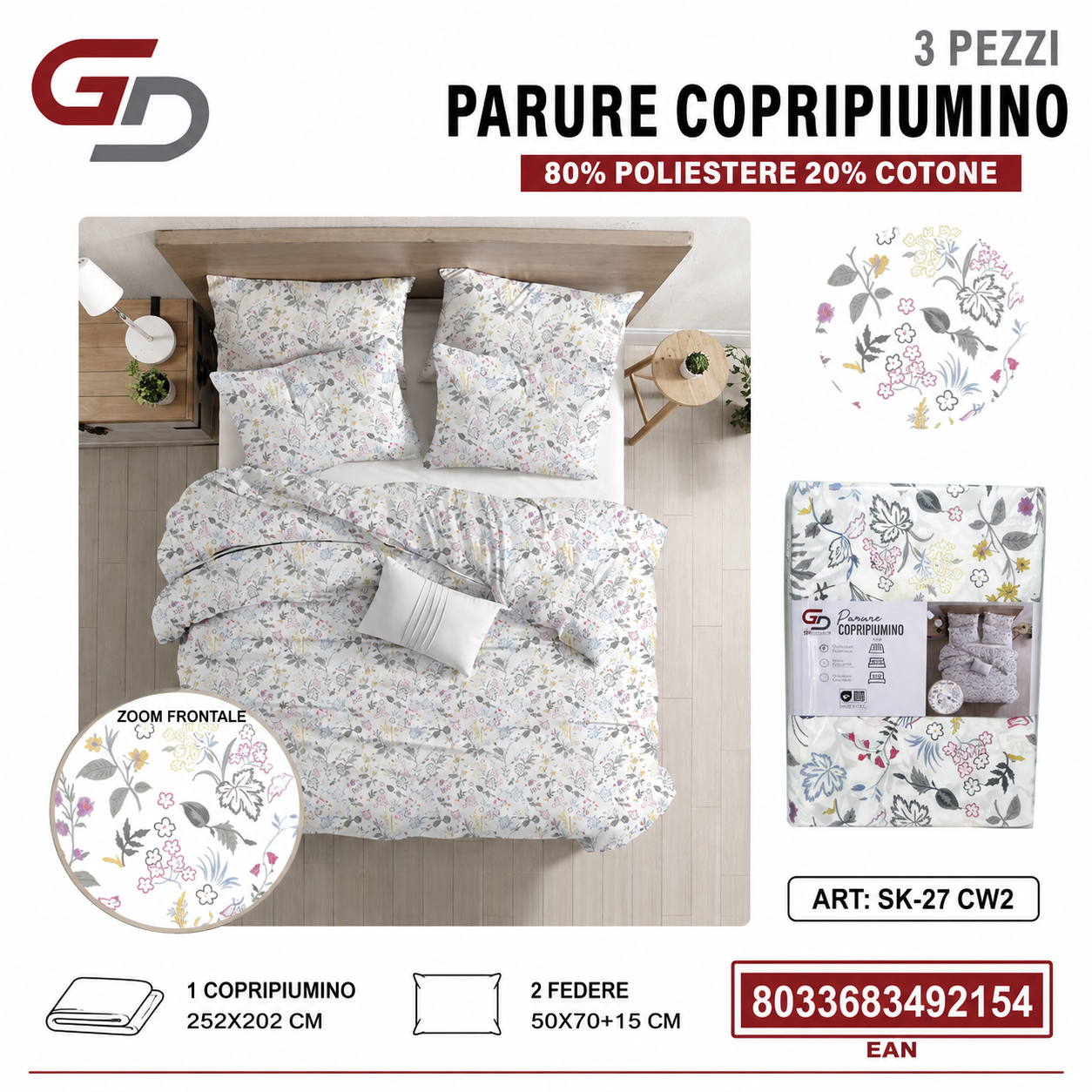 Parure Copripiumino Sk-27 Cw2