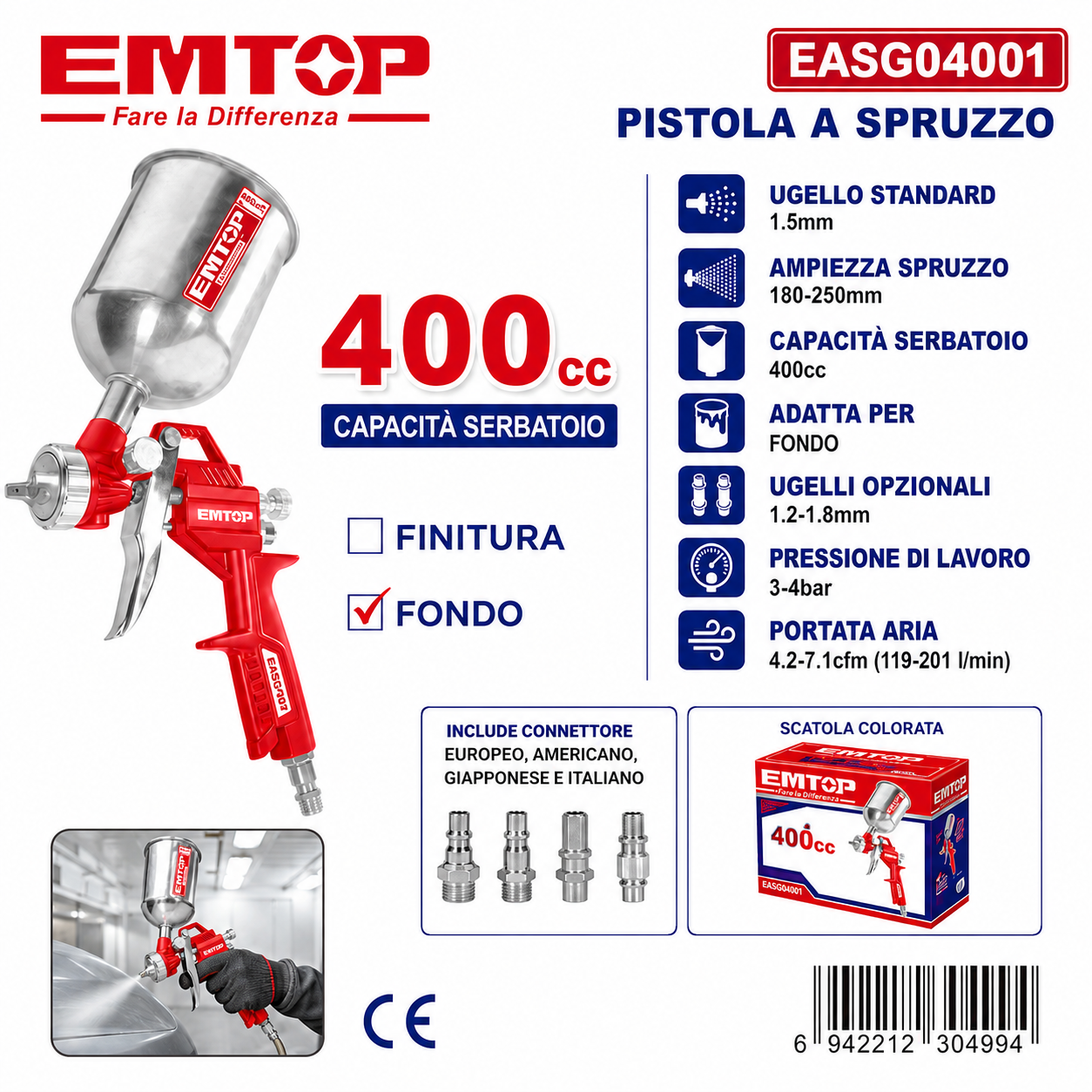 Aerografo 400cc
