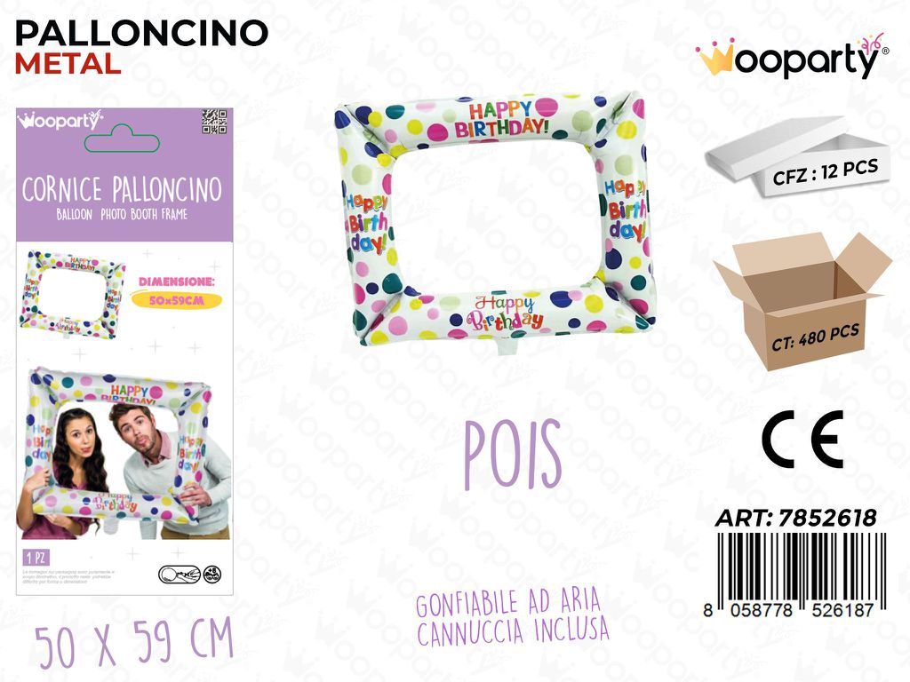 Cornice Palloncino H.b. 50*59CM