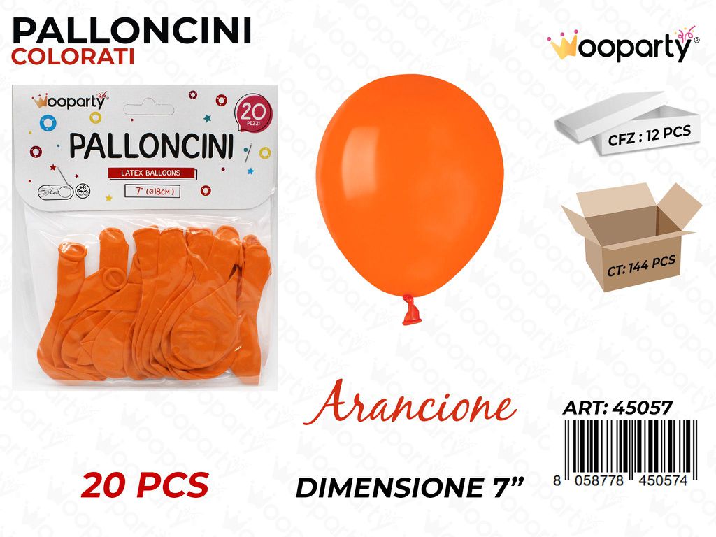 Palloncino Arancione 7 20PCS