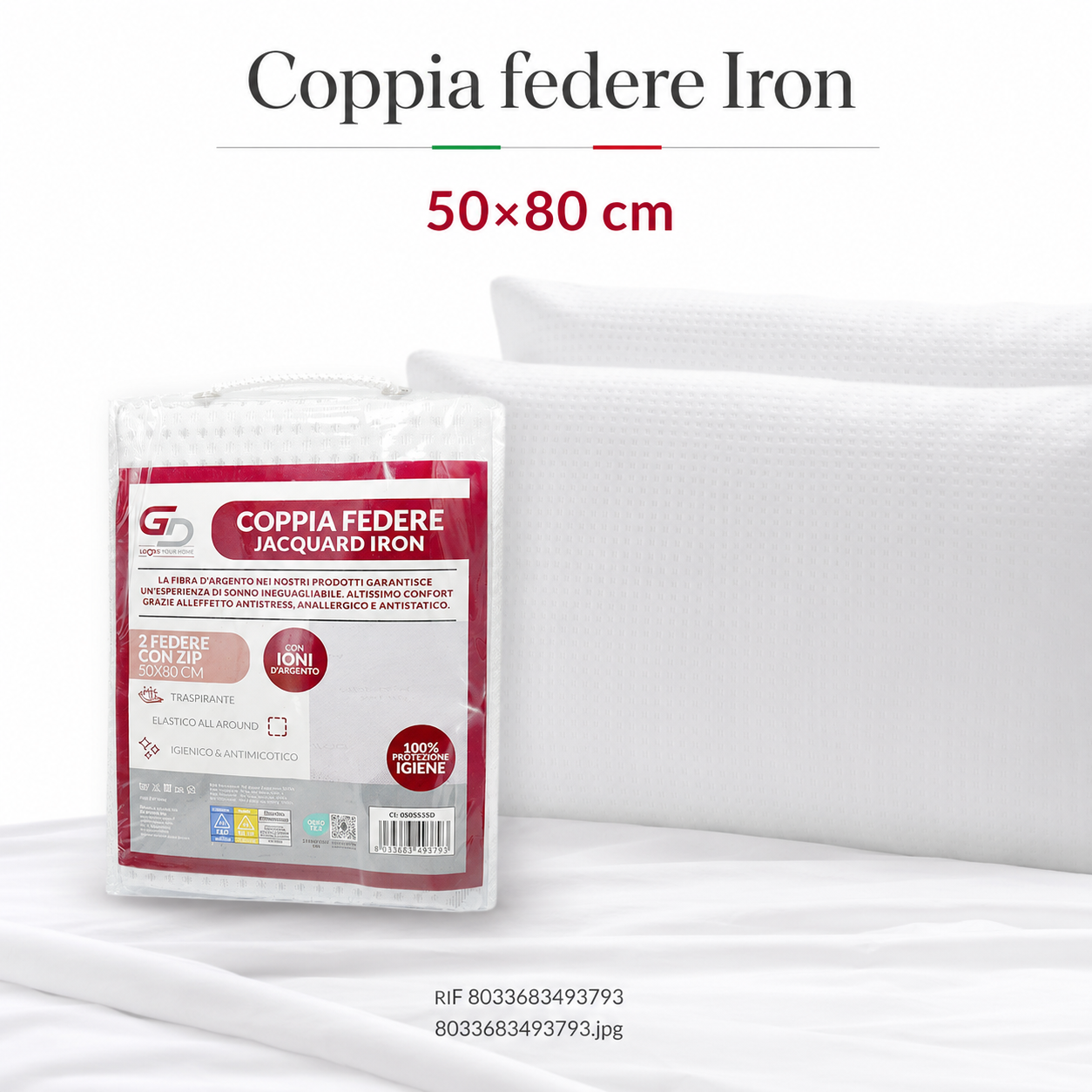 Federa Per Cuscino Iron