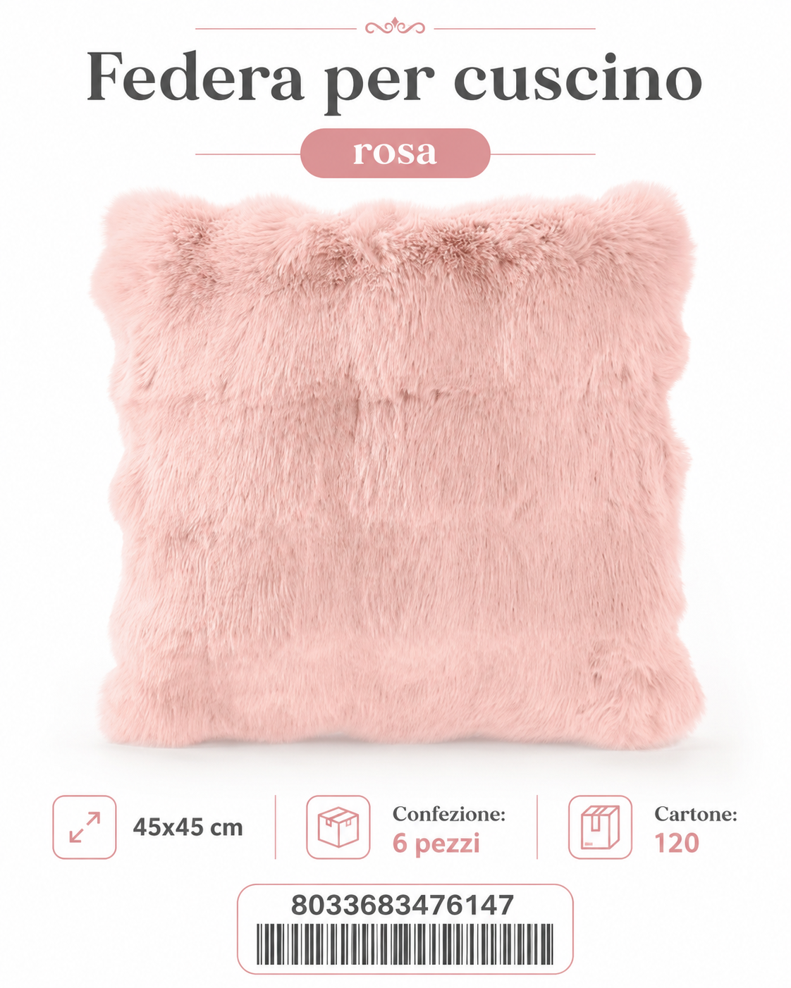 Federa Per Cuscino 45*45Cm