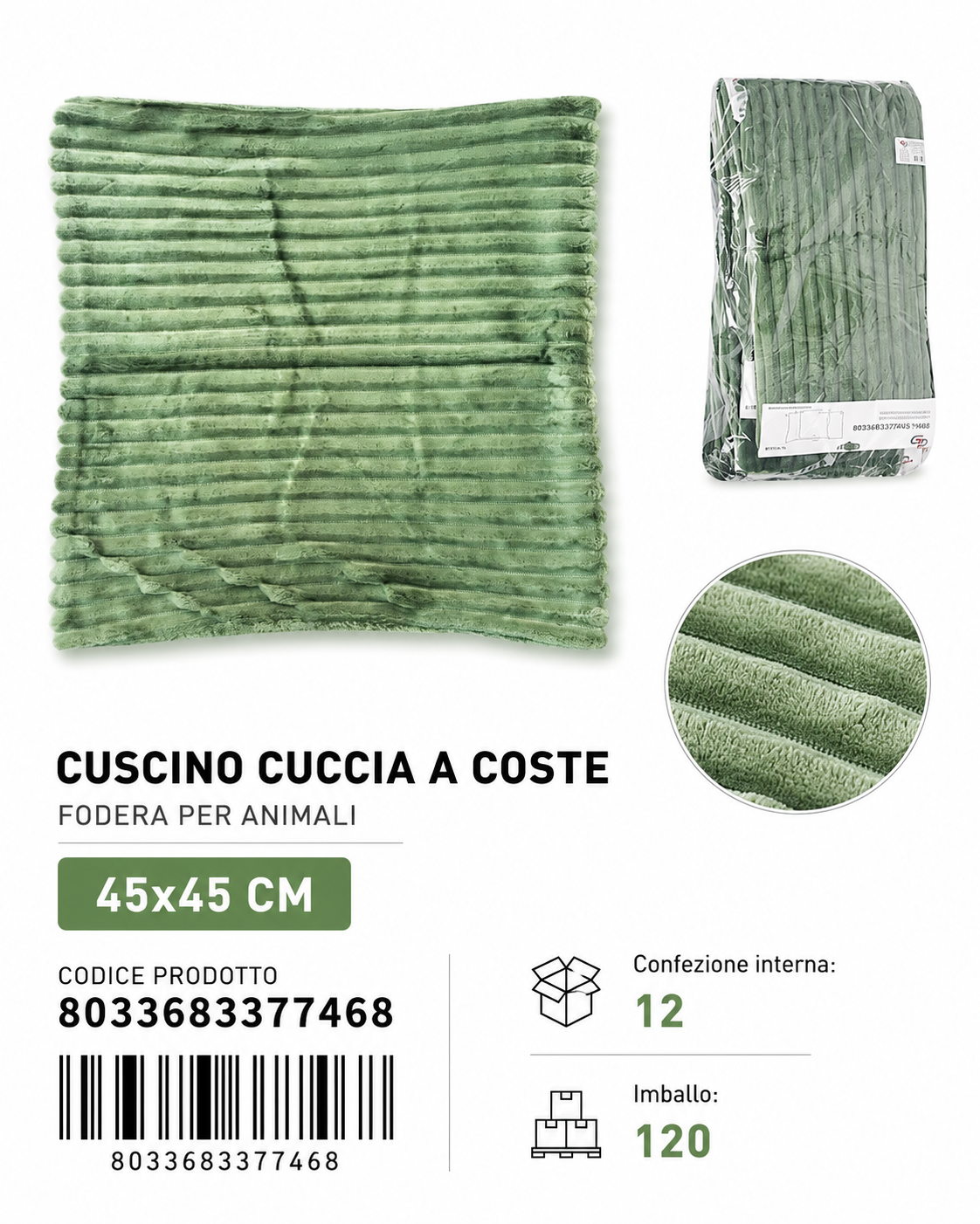 Federa Per Cuscino Animelle 45*45Cm