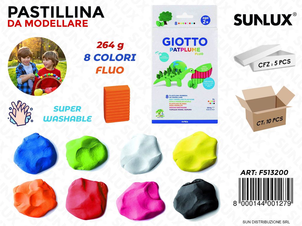 Giotto Patplume 8COL. Fluo 264G