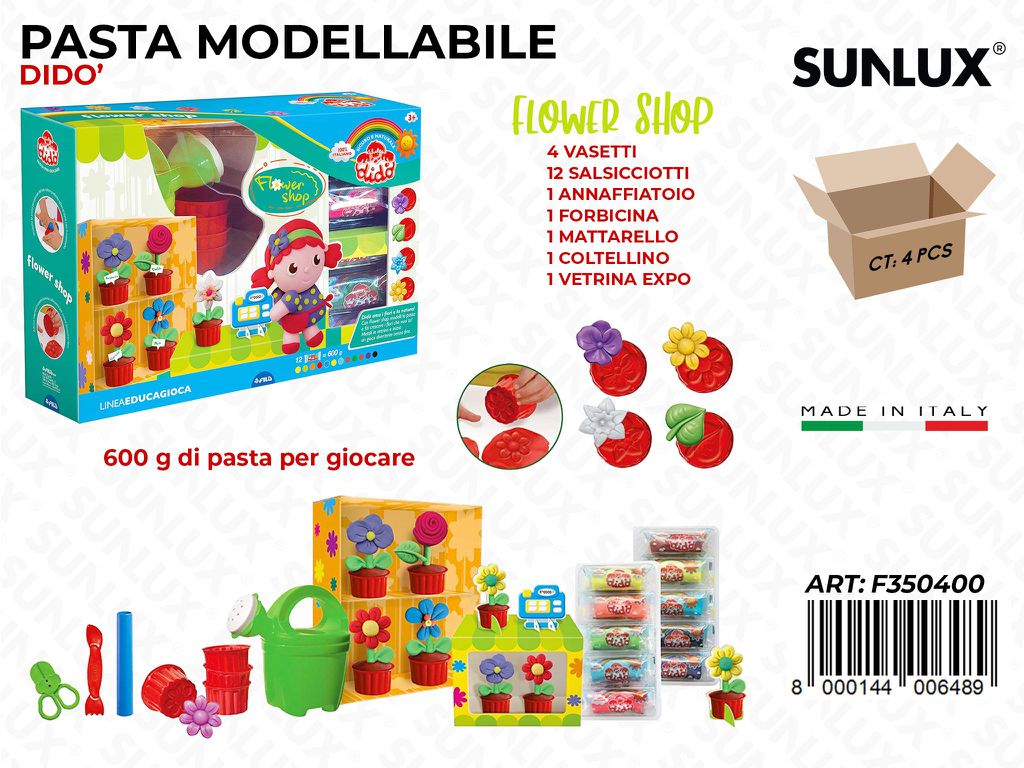 Pasta Modell. Dido Flower Shop c/ACC.