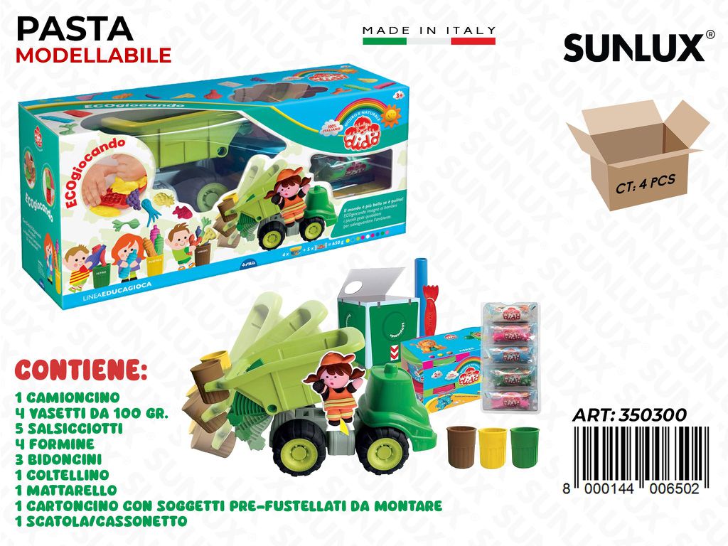 Dido Ecogiocando Pasta Mod. c/ Acc. Assortiti
