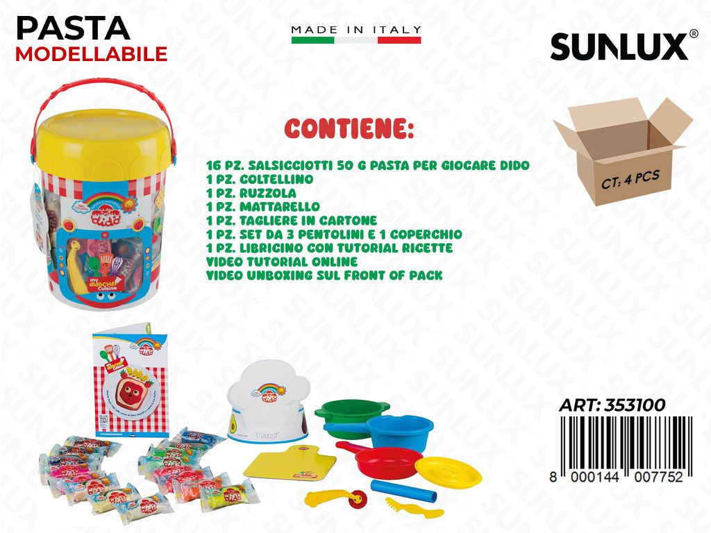 Dido Vaso My Chef Cuisine 16PAST. Mod. c/ Acc.