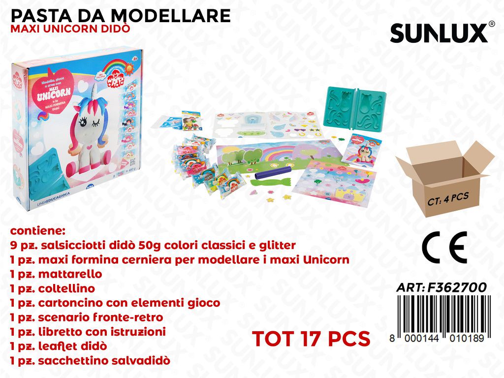 Dido Past. Modell. Unicorn 17PCS