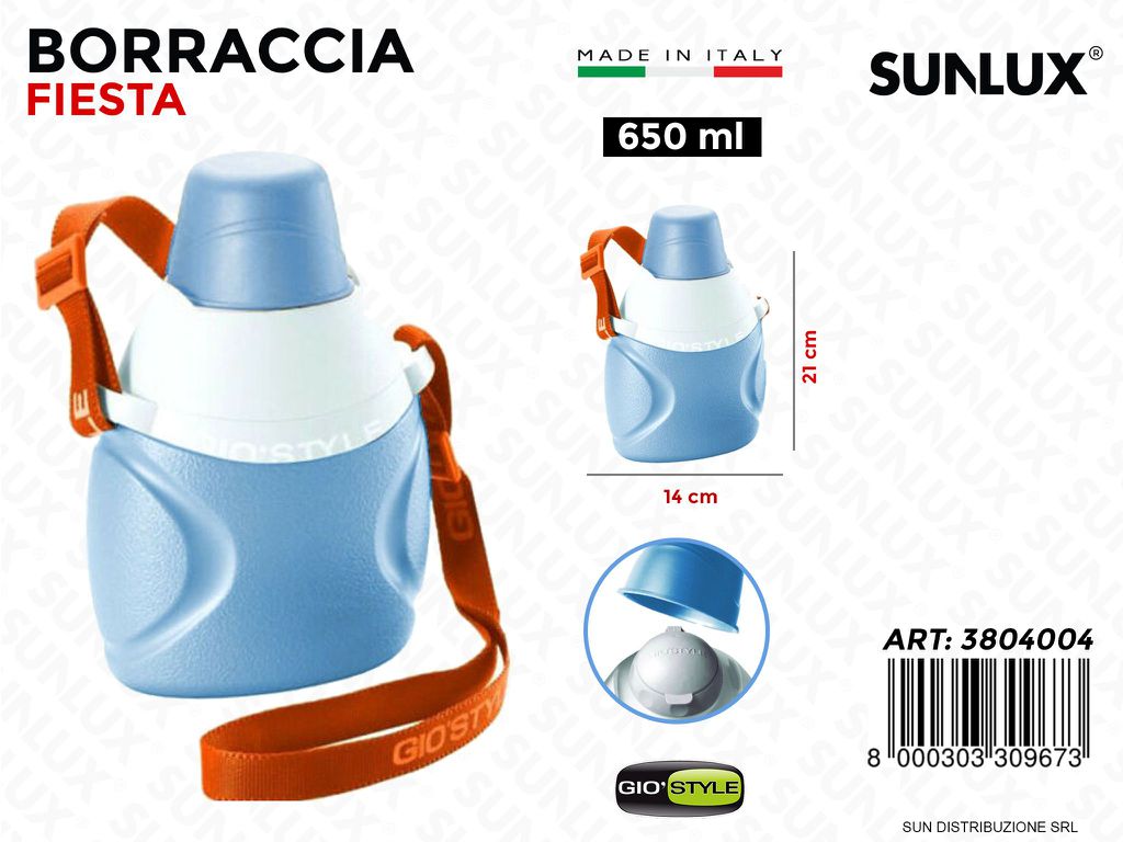 Borraccia Fiesta 600 14*21CM 650ML