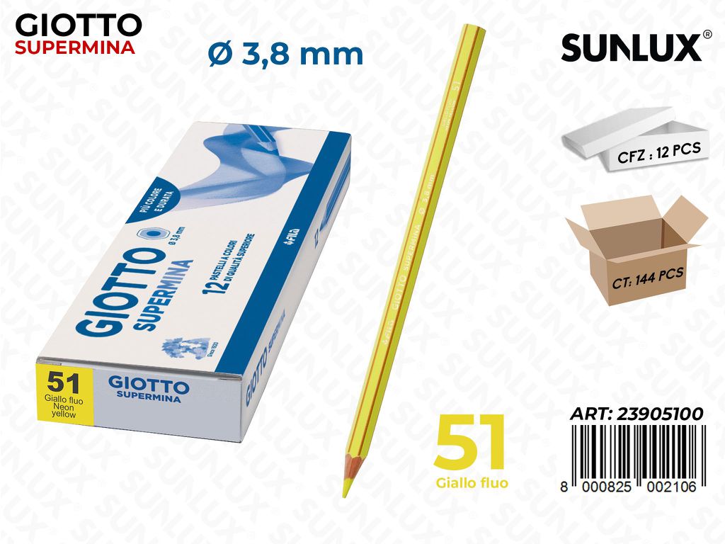 Giotto Supermina Giallo Fluo
