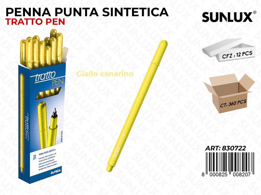 Tratto Pen Giallo Canarino Punta F