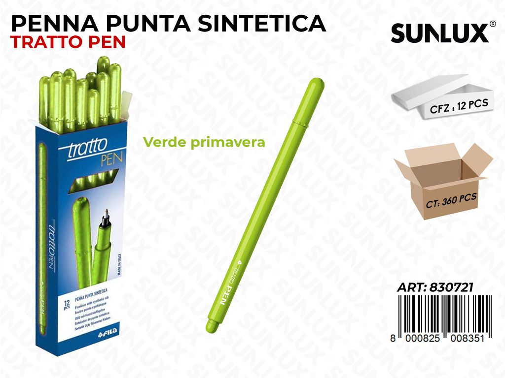 Tratto Pen Verde Primavera Punta F