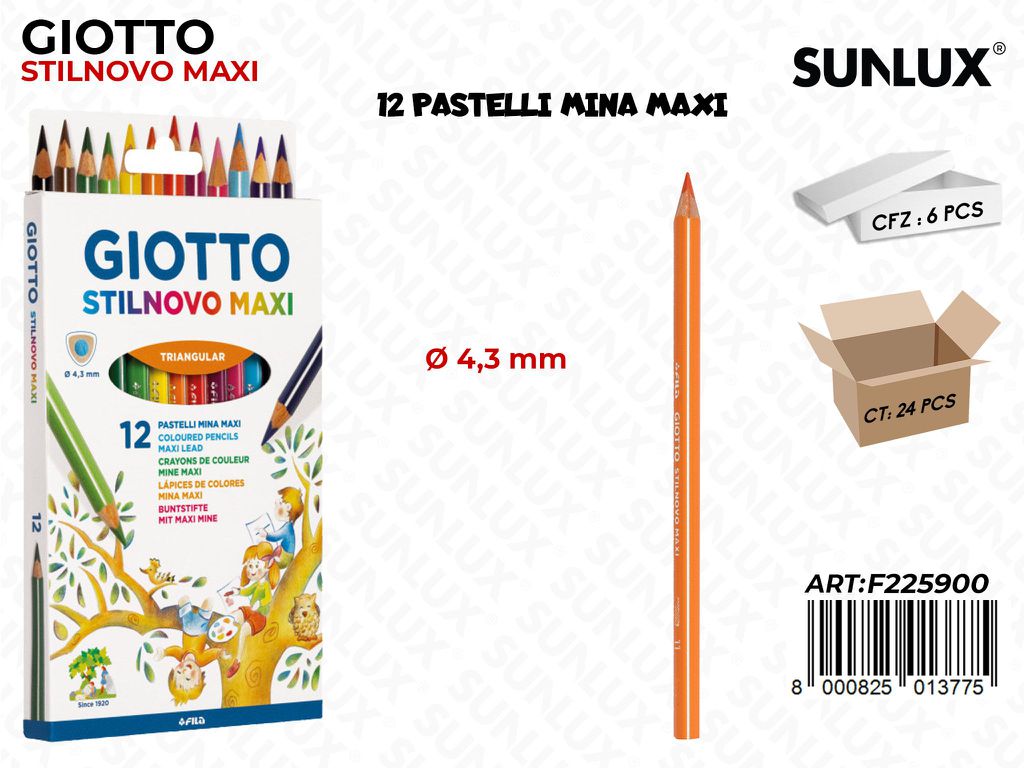 Giotto Stilnovo Maxi Ast. 12COL.