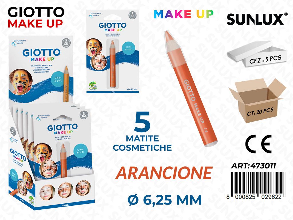 Giotto Make Up Matita Arancione D.6.5MM