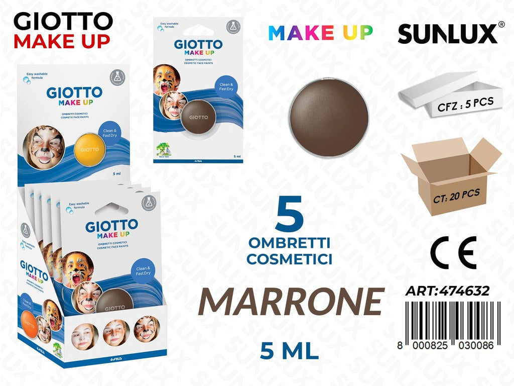 Giotto Make Up Ombretto Marrone da 5ML