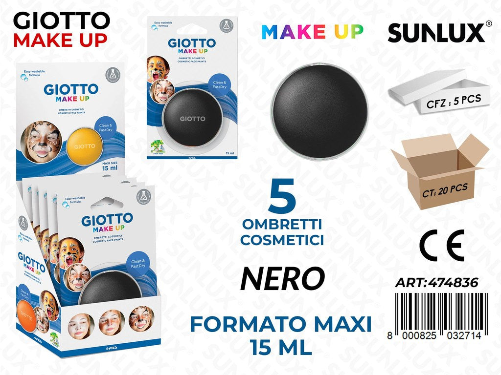 Giotto Make Up Ombretto Maxi Nero 15ML