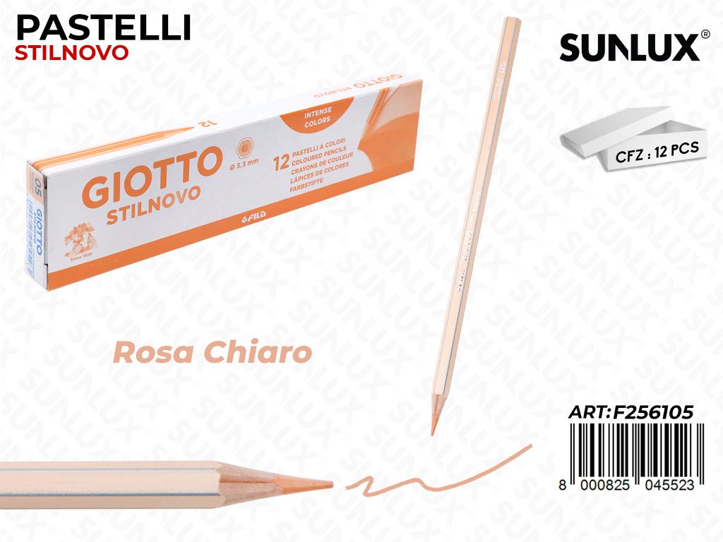Pastelli Giotto Stilnovo Rosa Carne