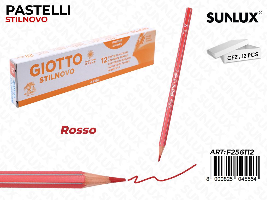 Pastelli Giotto Stilnovo Rosso
