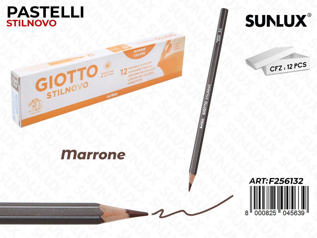 Pastelli Giotto Stilnovo Marrone