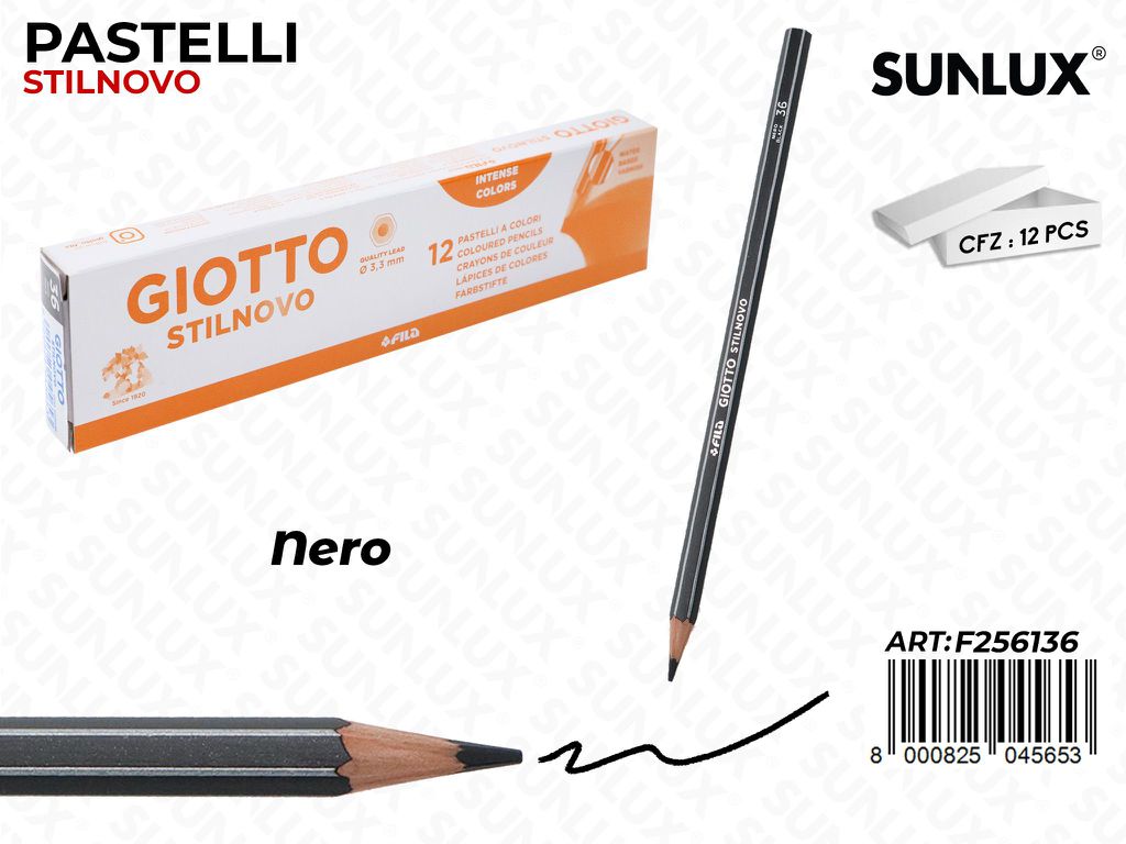 Pastelli Giotto Stilnovo Nero