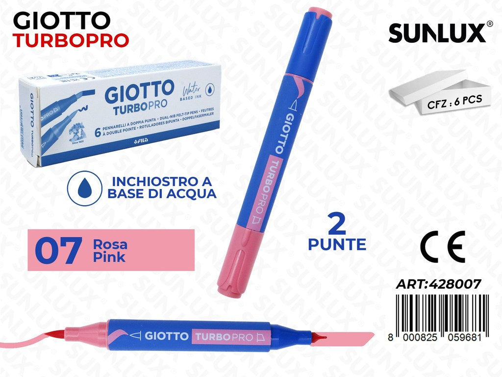 Giotto Turbo Pro 2PUNTE Rosa