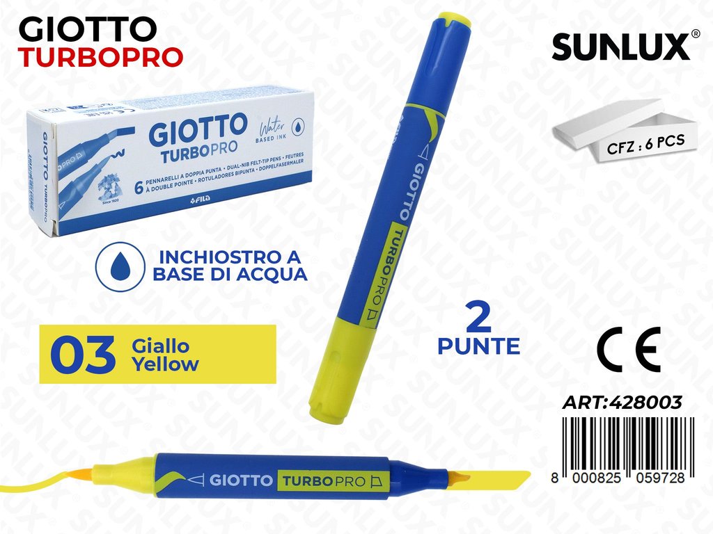 Giotto Turbo Pro 2PUNTE Giallo