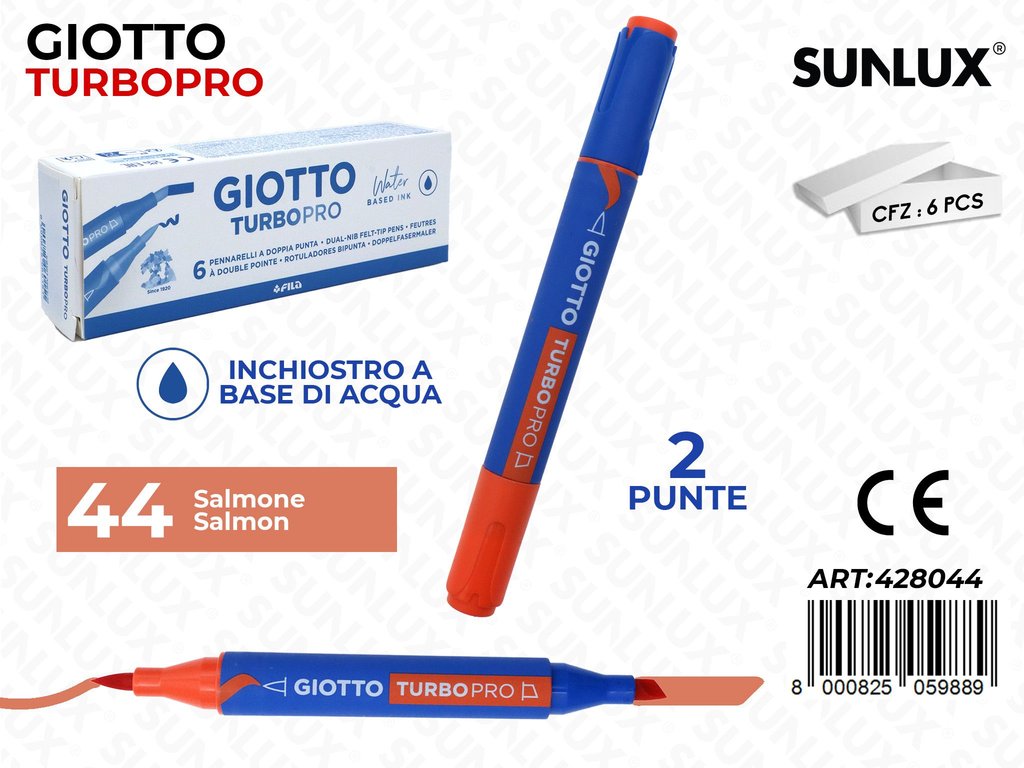 Giotto Turbo Pro 2PUNTE Salmone