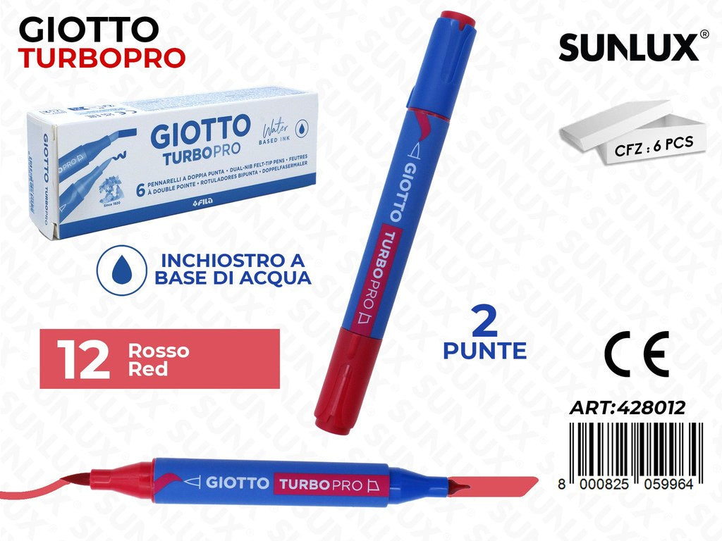 Giotto Turbo Pro 2PUNTE Rosso
