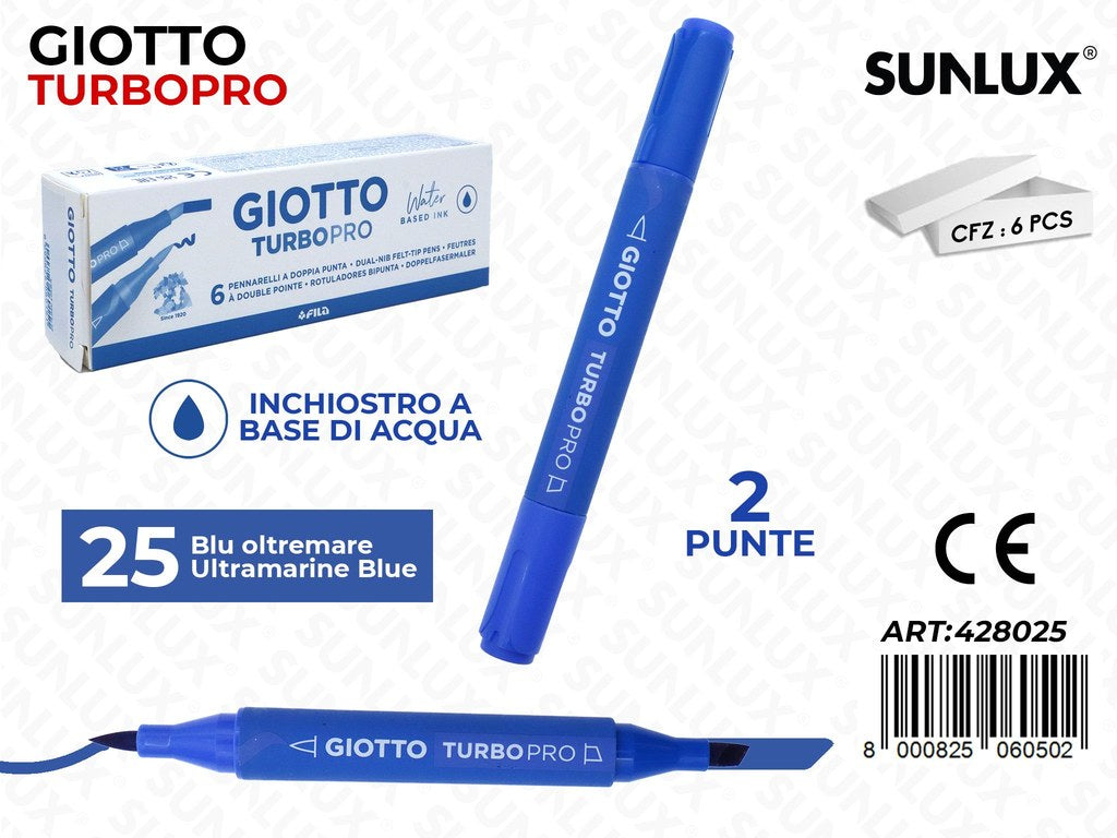 Giotto Turbo Pro 2PUNTE Blu Oltremare