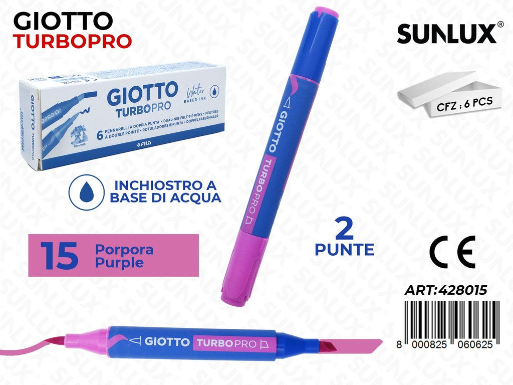 Giotto Turbo Pro 2PUNTE Porpora