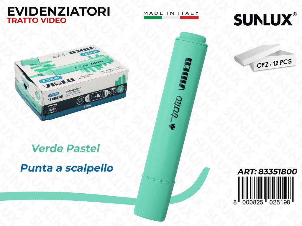 Tratto Video Pastel Verde