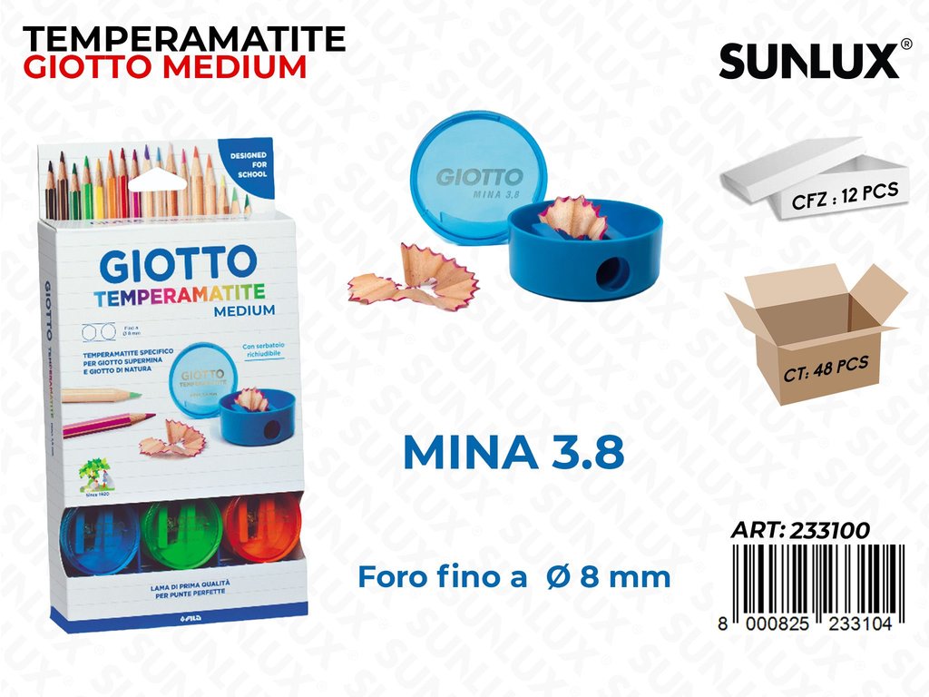Temperamatite Giotto Medium Mina 3.8MM