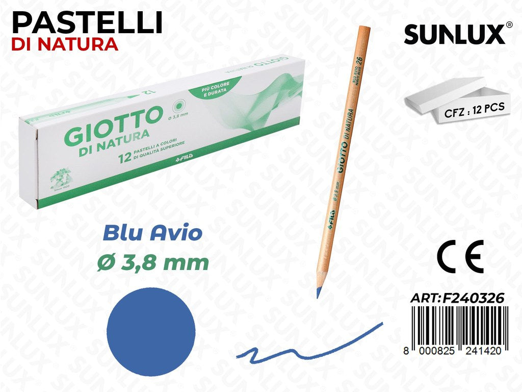 Pastelli Giotto di Natura Blu Avio 3.8MM