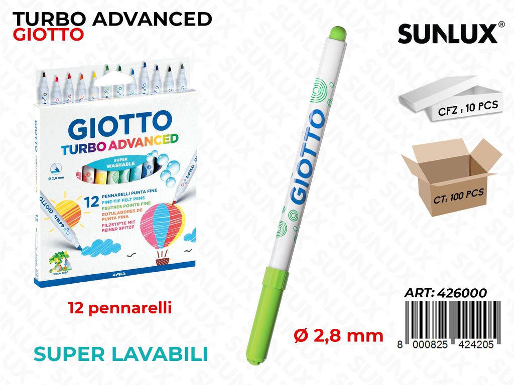 AST.12GIOTTO Turbo Advanced Lavabili