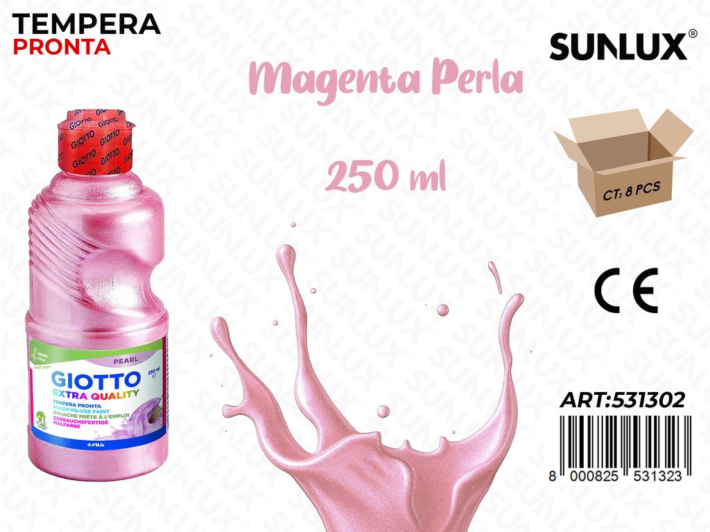 Fl 250ML Giotto Pearl Magenta/ Pz da 8