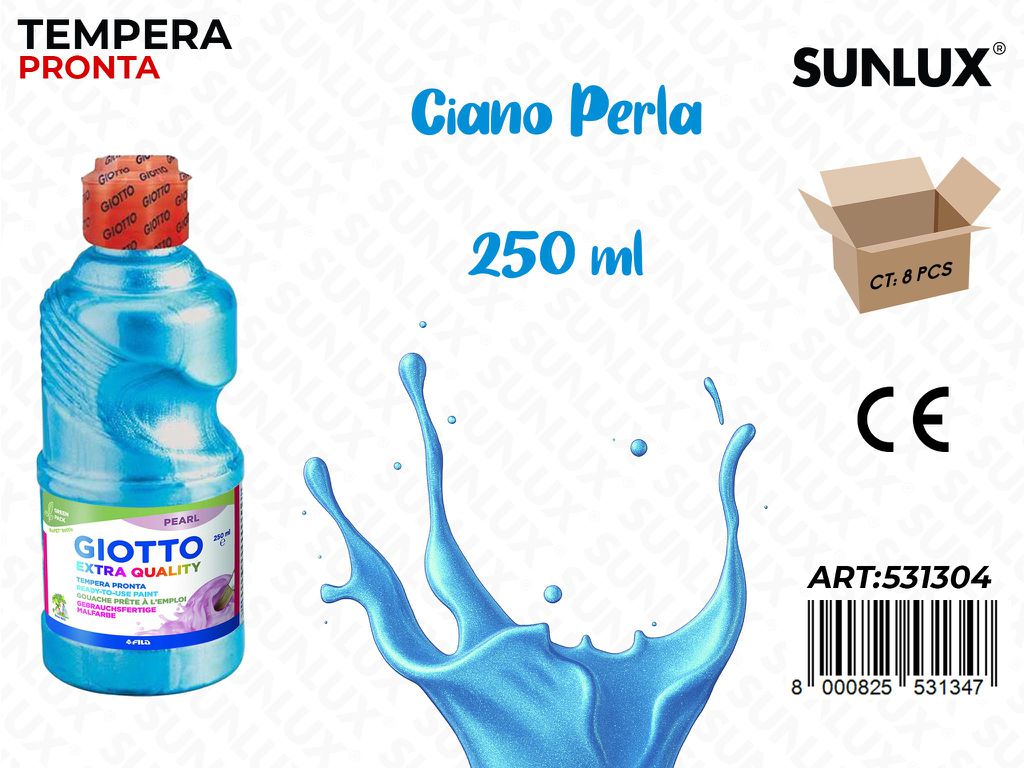 Fl 250ML Giotto Pearl Blue/ Pz da 8