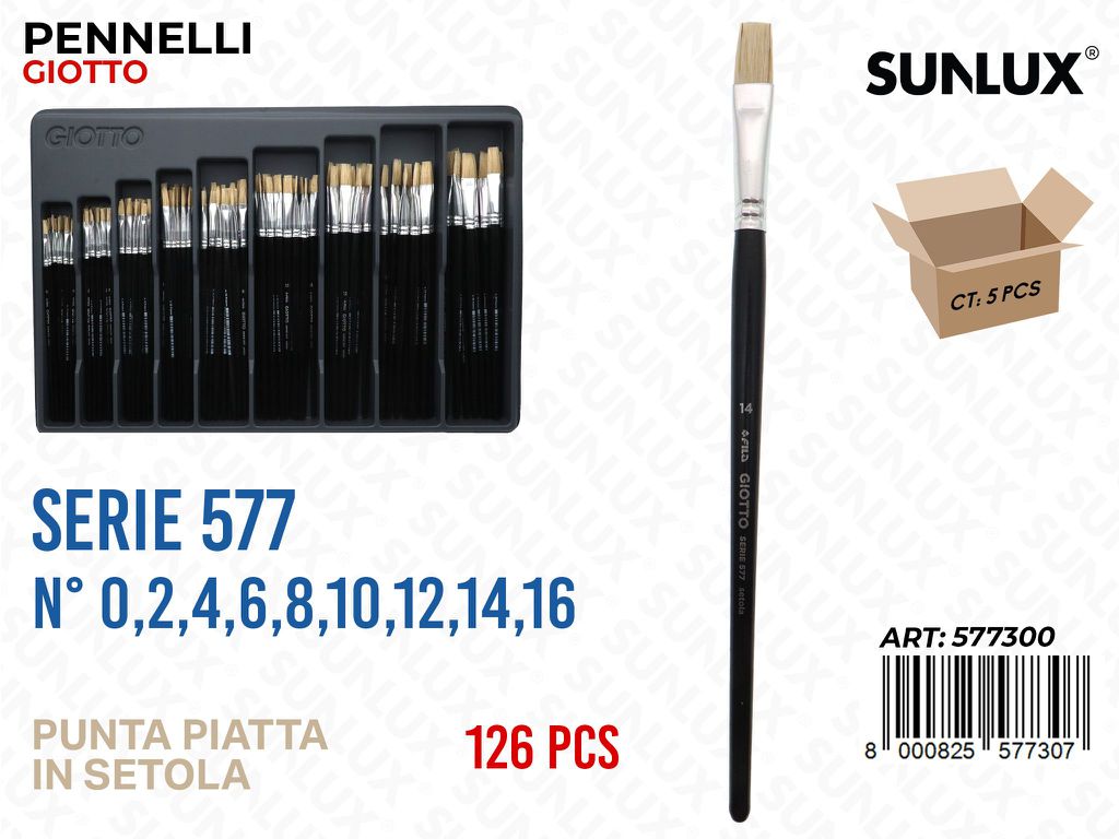 Esp 126 Pennelli Giotto Serie 577