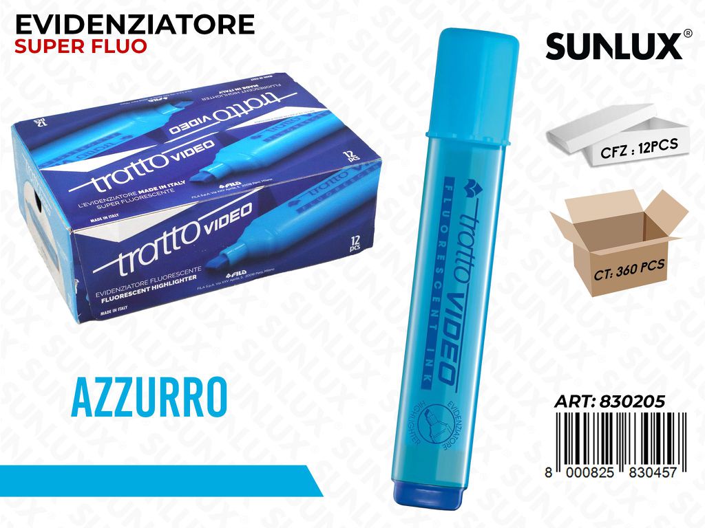 Tratto Video Azzurro