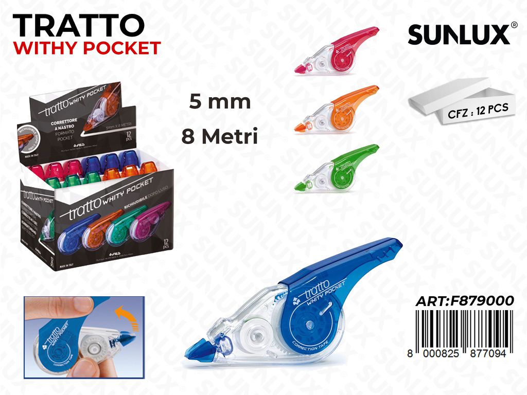 Tratto Whity Pocket Correttore 8MT*5MM