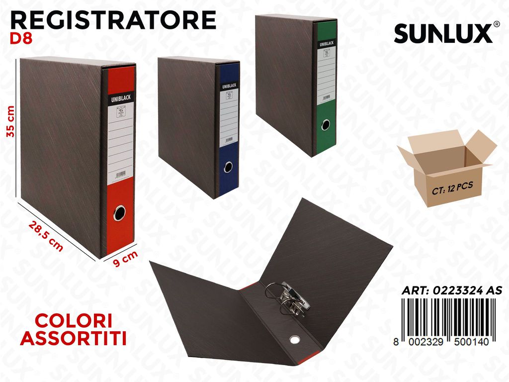 REGISTR.PROT.D8 Uniblack 0223324 As