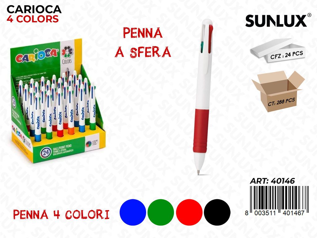 Esp. Carioca Penna 4 Colori