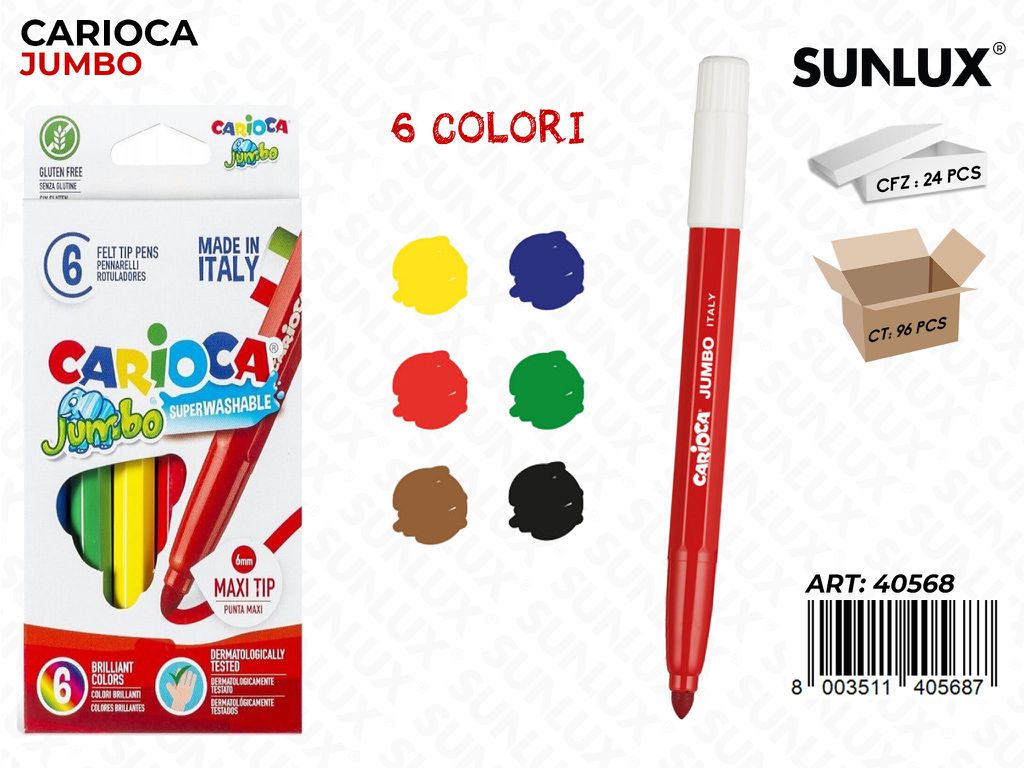 Carioca Jumbo 6COL.