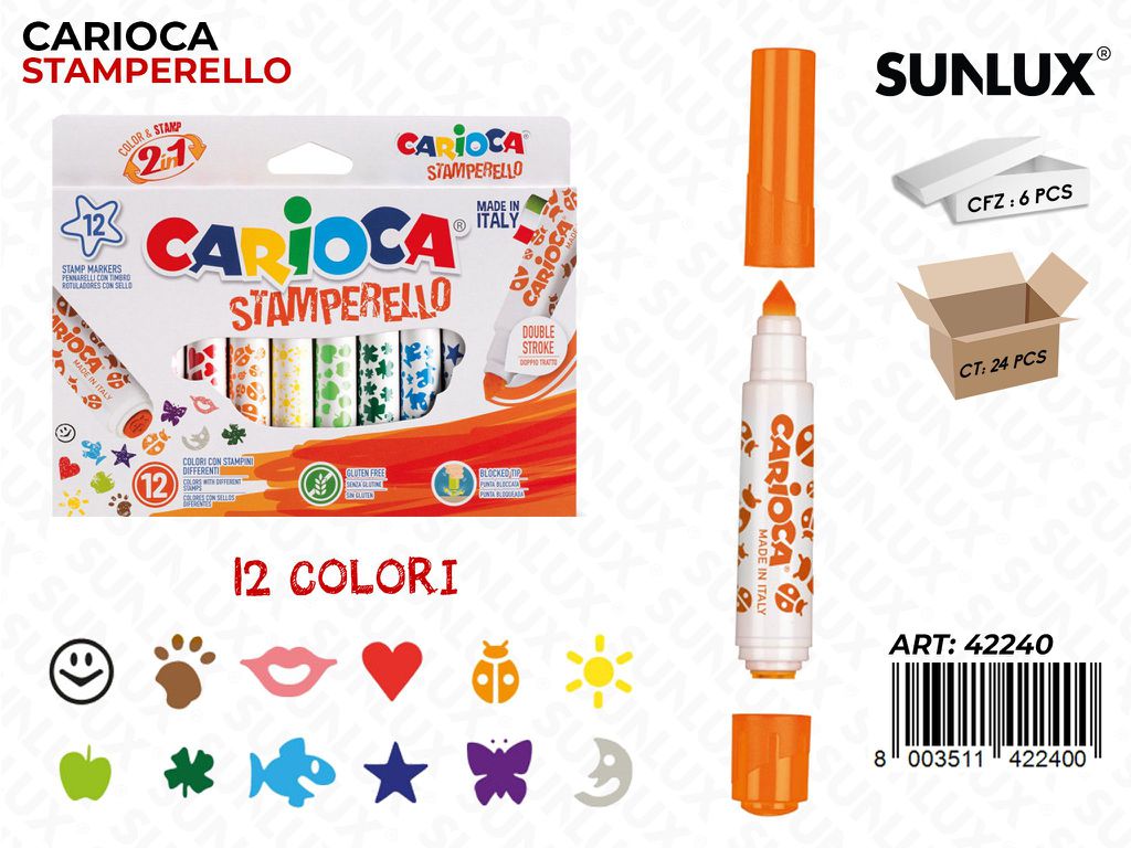 Stamp Markers SCAT.12 Col.