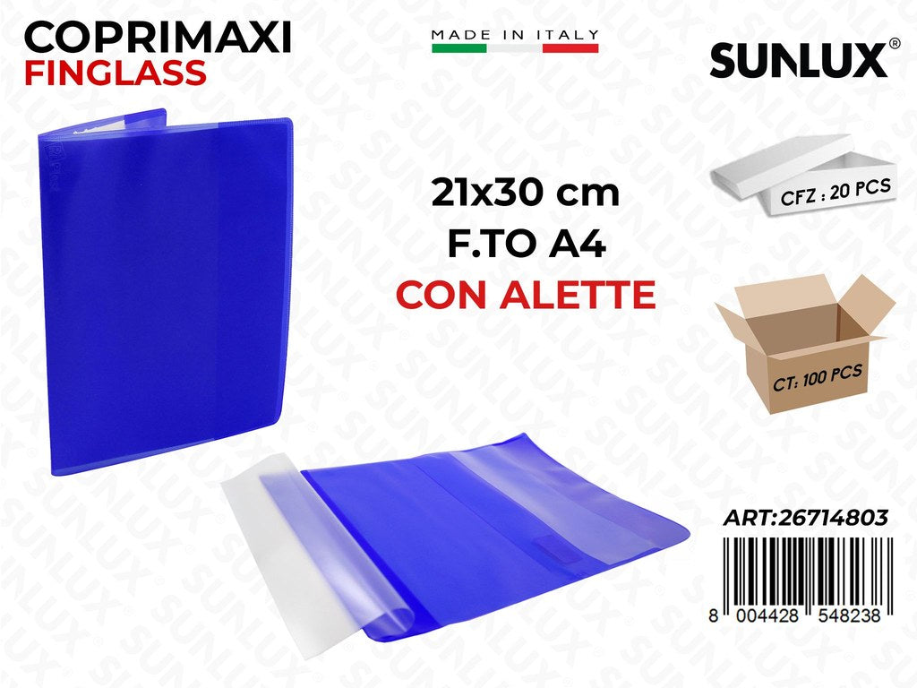 Coprimaxi Finglass Blu 21x30CM