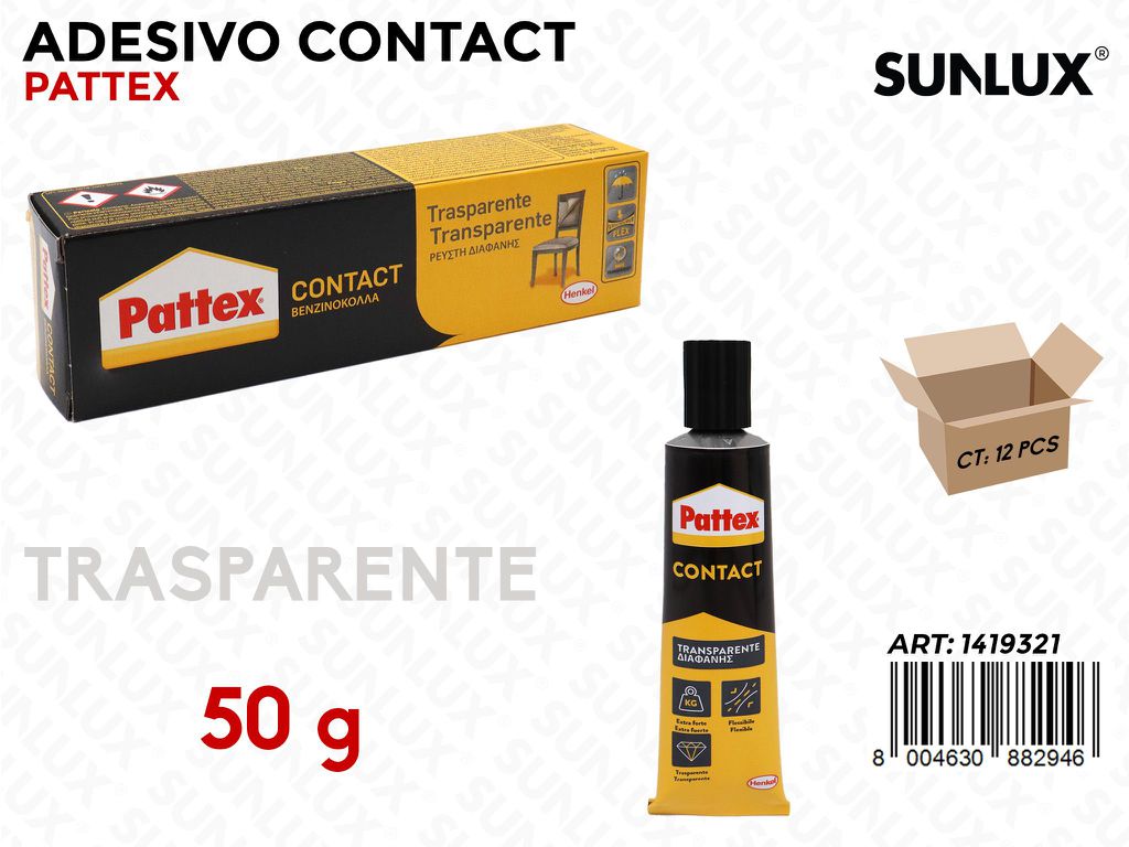 Pattex Adesivo Trasp 50G